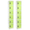 Adiroffice 12 in W, 12 in D, 72 in H, Steel ADI629-206-GRN-2PK - alternate 1